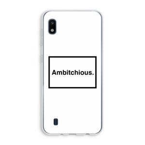 Ambitchious: Samsung Galaxy A10 Transparant Hoesje