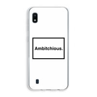 Ambitchious: Samsung Galaxy A10 Transparant Hoesje