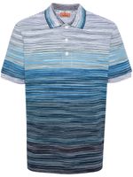 Missoni polo en coton piqué - Bleu