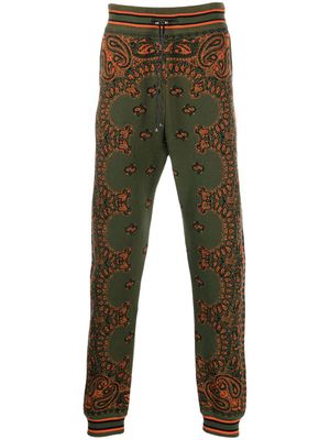 AMIRI pantalon de jogging à motif cachemire - Vert
