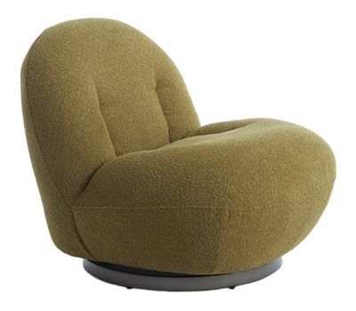 Light & Living Fauteuil 'Gumaca' Bouclé, kleur Groen