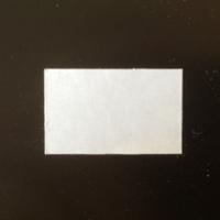 Etiket 2619 wit afneembaar rechthoek