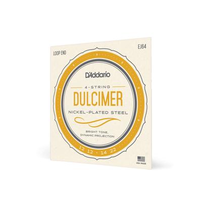 D'Addario EJ64 snaar voor muziekinstrumenten 4 stuk(s) Staal Dulcimer