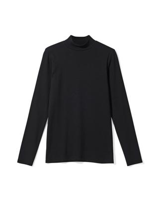 HEMA Dames T-shirt Clara Rib Zwart (zwart)