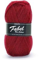 Drops Fabel Uni Colour 113 Burgundy