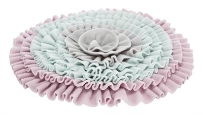 TRIXIE JUNIOR SNUFFELMAT ZACHT ROZE / MINTGROEN / GRIJS