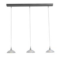 Masterlight Design eettafel lamp Melani 3-lichts nikkel 2481-37-06-100-3-DW - thumbnail