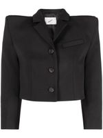 Coperni blazer Power à coupe crop - Noir