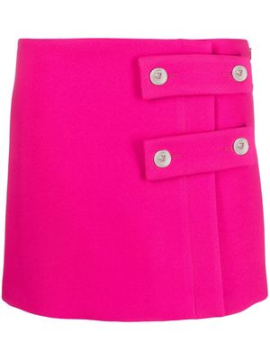 Versace jupe boutonnée à taille basse - Rose