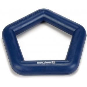 Rubber ring drijvend hondenspeeltje blauw 15 cm