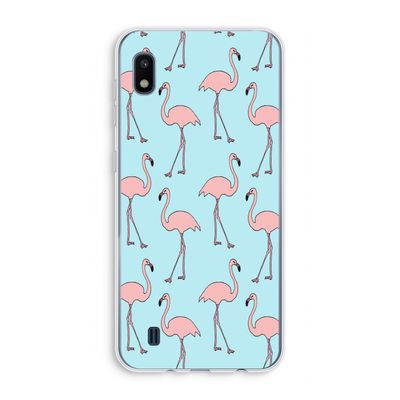 Anything Flamingoes: Samsung Galaxy A10 Transparant Hoesje