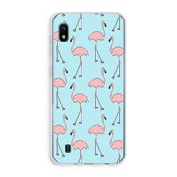 Anything Flamingoes: Samsung Galaxy A10 Transparant Hoesje