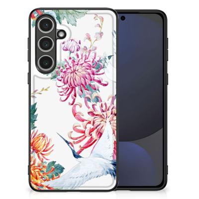 Samsung Galaxy S24 FE Dierenprint Telefoonhoesje Bird Flowers