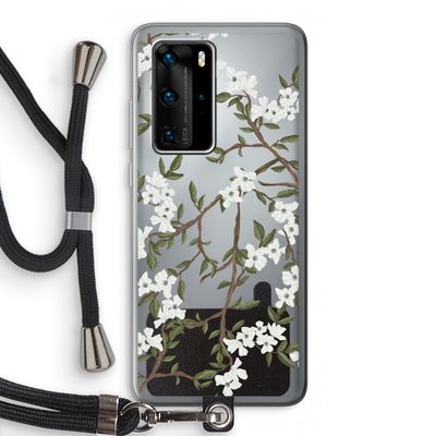 Blossoming spring: Huawei P40 Pro Transparant Hoesje met koord