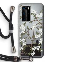 Blossoming spring: Huawei P40 Pro Transparant Hoesje met koord