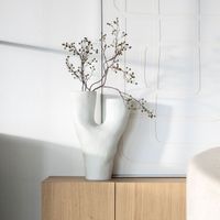 By-Boo Vaas 'Dory' Aardewerk, 52cm hoog