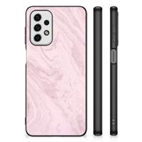 Samsung Galaxy A23 Marmeren Print Telefoonhoesje Marble Pink - Origineel Cadeau Vriendin