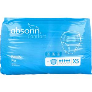 Absorin Comfort pants plus maat XS tot 60cm