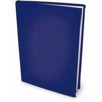 Rekbare boekenkaften A4 - Blauw - 6 stuks