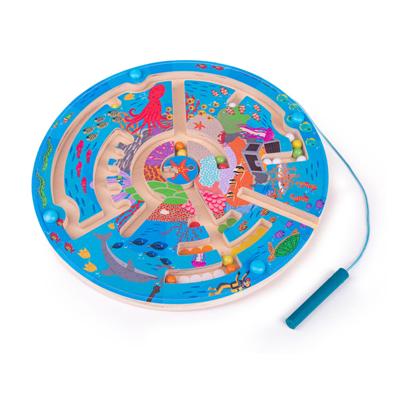 Bigjigs magnetische doolhof spel - onderwaterwereld Bigjigs magnetische doolhof spel - onderwaterwereld