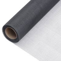 VidaXL Gaas 80x500 cm glasvezel grijs