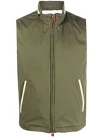 Kiton gilet léger à fermeture zippée - Vert - thumbnail