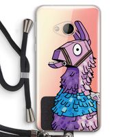 Lama: HTC U Play Transparant Hoesje met koord