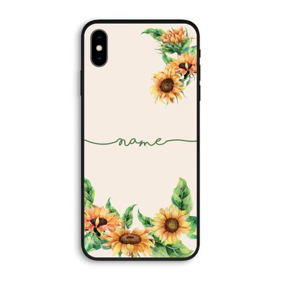 Zonnebloemen: iPhone XS Max Biologisch afbreekbaar hoesje