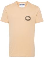 Moschino t-shirt en coton à logo appliqué - Tons neutres