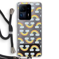 Regenboog: Xiaomi Mi Mix 4 Transparant Hoesje met koord