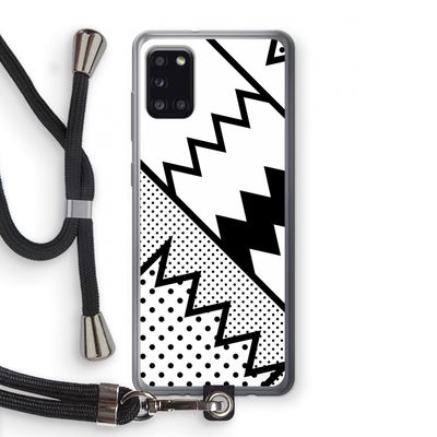 Pop Art #5: Samsung Galaxy A31 Transparant Hoesje met koord