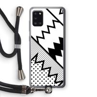 Pop Art #5: Samsung Galaxy A31 Transparant Hoesje met koord