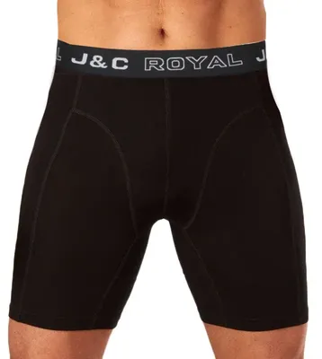J&C Heren boxershort - extra lange pijpjes - Modal - Tegen schurende benen - Kruipt niet op