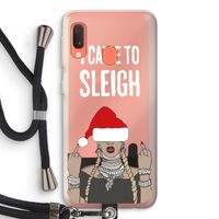 Came To Sleigh: Samsung Galaxy A20e Transparant Hoesje met koord
