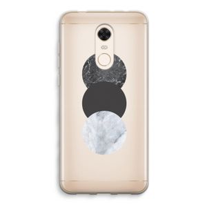 Marmeren cirkels: Xiaomi Redmi 5 Transparant Hoesje