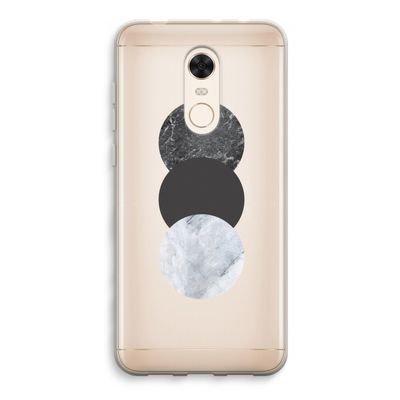 Marmeren cirkels: Xiaomi Redmi 5 Transparant Hoesje