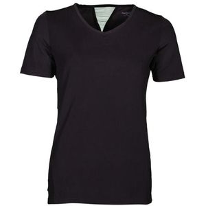 Papillon Fitness shirt s/sl v-neck dames zwart maat XXL