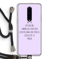 GSM: OnePlus 8 Transparant Hoesje met koord