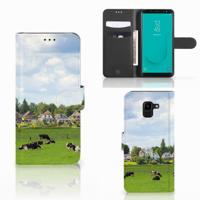 Samsung Galaxy J6 2018 | Telefoonhoesje | Met pasjeshouder | Koeien