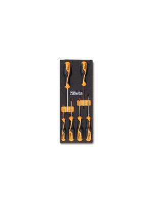 Beta Soepele voorgevormde inzetbakken met assortiment gereedschap M204 - 024500204