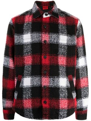 HUGO veste boutonnée à carreaux - Multicolore