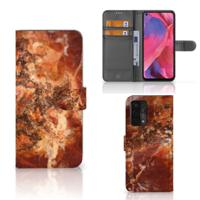 OPPO A54 5G | A74 5G | A93 5G | Bookcase | Marmer Bruin