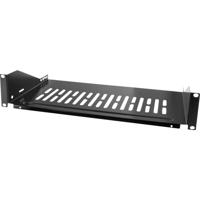 LogiLink SF2C35B 19 inch Apparaatbodem voor patchkast 2 HE Vast inbouw Geschikt voor kastdiepte: 450 mm Zwart