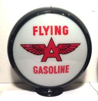 Flying A Gasoline Benzinepomp Bol - thumbnail