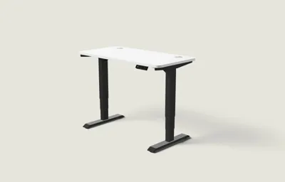 Desktronic HomePro bureau Zwart / Wit / 120x60 cm