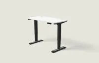Desktronic HomePro bureau Zwart / Wit / 120x60 cm