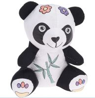 Tender Toys kleurset knuffelpanda - thumbnail