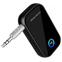 Draadloze audio-ontvanger BT15 - Bluetooth 5.0, 3,5 mm - zwart - thumbnail