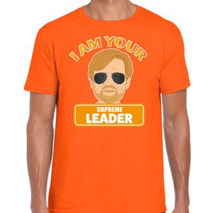 Oranje Koningsdag t-shirt - i am your leader - Willem