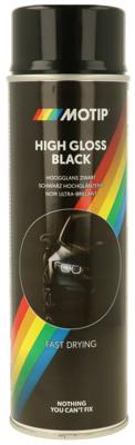 Motip Zwart zijdeglans, bus 500 ml.
